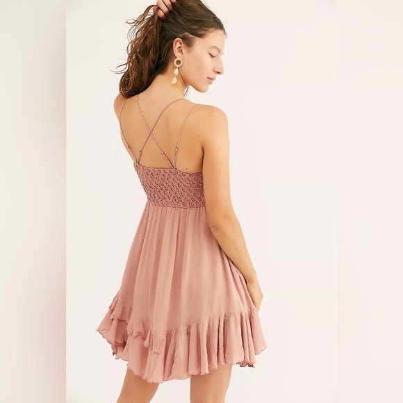 Free People | Adella Slip Dress - Rose various sizes - Picture 3 of 4